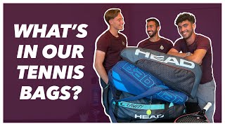 Whats in our Tennis Bags Tournament Essentials Bag Check 2021 [upl. by Lawtun86]