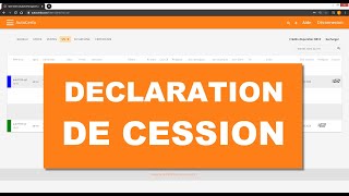 AutoCerfa  SIV Déclaration de cession DV logiciel télétransmission automatique [upl. by Frohne12]