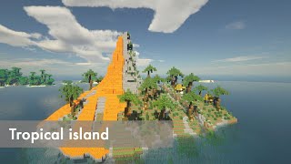 Minecraft tropical island [upl. by Toscano]