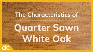 Unfinished Live Sawn White Oak  Site Finish Demonstration [upl. by Orlantha463]