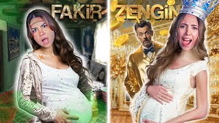 ZENGİN VS FAKİR HAMİLE BİR GÜN GEÇİRMEK yagmurerroglu [upl. by Alrick]