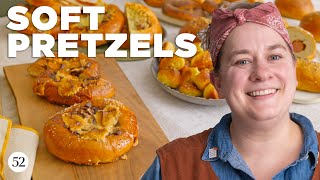 How to Make Soft Pretzels 🥨  Bake It Up A Notch with Erin McDowell [upl. by Floro]