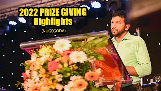 Prize Giving Highlights  Prasanna Baddewithana [upl. by Orabel]