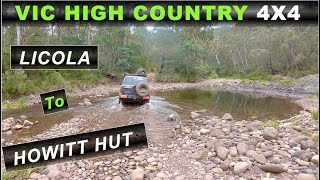 4WD Tracks From Licola To Howitt Hut   Cracking Storm Rolled In [upl. by Greeley]