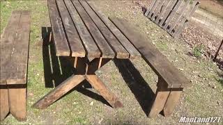 Bushcraft Table And Benches Parody [upl. by Asyle490]