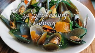 SINABAWANG TAHONG  FILIPINO  MUSSEL SOUP  AMY GUEVARRA [upl. by Laris]