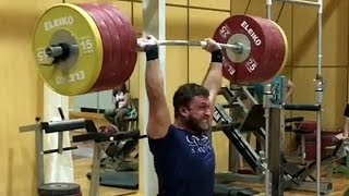 Dmitry Klokov  Training for Power Weekend 2016 [upl. by Nolos766]