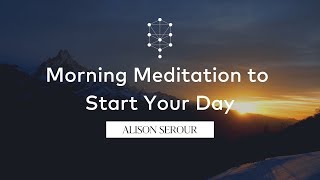 Morning Meditation to Start Your Day [upl. by Homerus]