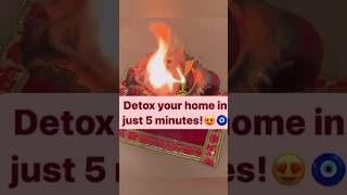 Detox your home in just 5 min pooja healing [upl. by Elirpa]