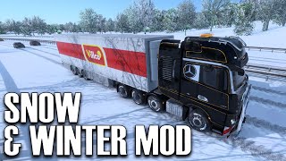 ETS2  How to Install Snow amp Winter Mod  Euro Truck Simulator 2  Frosty Winter 202324 [upl. by Nadda]