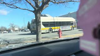 MBTA XN40 1681 at Dedham Mall [upl. by Airod]