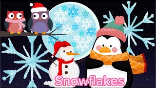 Little Snowflake  Snowflake Snow flake  Nursery Rhymes for Kids  Kids Videos  Kids Songs [upl. by Oile253]