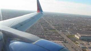 Southwest 737300 winglets landing at Chicago Midway [upl. by Rina]