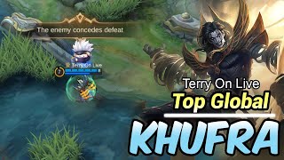 Nonstop Gank  Top Global Khufra User  Mobile Legends [upl. by Tomas]