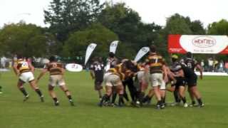 Duhan vd Merwe scores a late try for Outeniqua High School against Paarl Gymnasium [upl. by Erdried]