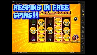 Amazing Slot game with Multiple Respins and Free Spins Bonus Beef up the Bonus Slot [upl. by Eednahs]