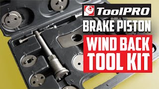 ToolPRO Brake Piston Wind Back Tool Kit [upl. by Atterol940]