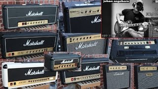 14 Marshall Amps Comparison  Shootout  JMP Vs JCM800 Vs JCM900 Vs Vintage Modern and more [upl. by Peltz847]