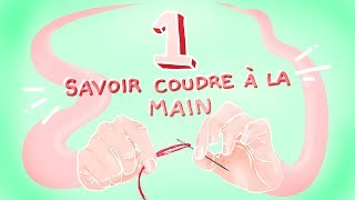 ✩01  Savoir coudre à la main DÉBUTANT [upl. by Yditsahc]