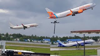 Trivandrum Airport  Trivandrum Airport Flight Landing and Take off  Planes landing and take off [upl. by Ikey418]