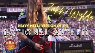 ZAKK WYLDEs EPIC Heavy Metal Guitar NATIONAL ANTHEM  Music Spotlight [upl. by Ennyrb]