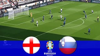 Inglaterra vs Eslovaquia  EUROCOPA 2024  eFootball PES 2021 [upl. by Noemi522]