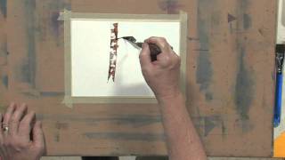 How to Use a Palette Knife with Watercolors [upl. by Perry138]