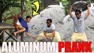 TAONG GRASA ALUMINUM PRANK  Part 2  Nahulog sa subrang gulat [upl. by Suiravat]