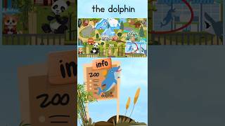 learn about the zoo animals with fun animal facts The dolphin animal sounds [upl. by Nyrol]