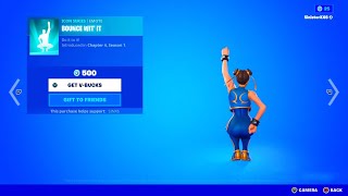 Fortnite Censored the new emote on ChunLi [upl. by Fadden]