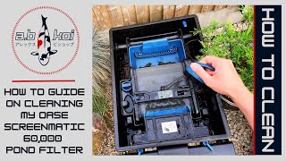 How To Clean The Oase Biotec Screenmatic 60000 Koi Pond FIlter System  “The Poor Mans Drum Filter” [upl. by Clova]