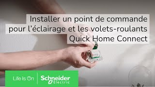 Point de commande sans fil pour léclairage et Centralisation des voletsroulants Quick Home Connect [upl. by Mossolb]