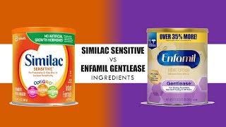 SIMILAC SENSITIVE VS ENFAMIL GENTLEASE INGREDIENTS [upl. by Arobed155]