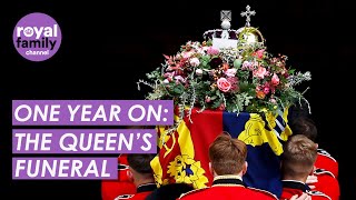 The Funeral of Queen Elizabeth II One Year On Key Moments From The Day [upl. by Adlemy]