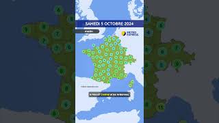 Météo du Samedi 5 au Lundi 7 Octobre 2024 [upl. by Drandell]