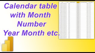 How to Create Calendar Table using DAX in PowerBI  MI Tutorials [upl. by Goldenberg801]