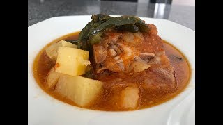 CARNE DE PUERCO CON RAJAS  GUISADO CASERO [upl. by Barabbas352]