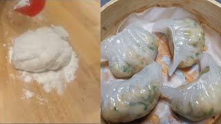 how to make dimsum dough restaurant style dumpling skin important flour cheffood [upl. by Lozar528]