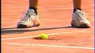 The best of Andy Roddick Roddicks big serve gets stuck on clay court [upl. by Dur]