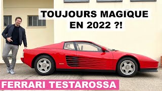 Essai détaillé Ferrari Testarossa – Que vautelle en 2022 [upl. by Irihs]