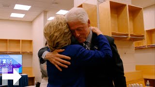 Behind the scenes look backstage at the Democratic Convention in Philadelphia  Hillary Clinton [upl. by Twum]