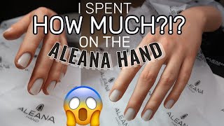 I spent HOW MUCH on a nail PRACTICE HAND  Unboxing the Aleana Hand [upl. by Othella]