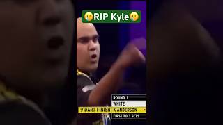 🚨RIP 9 Darter Kyle Anderson Darts World Championship Darts 🤩 Dart WM [upl. by Nuriel]