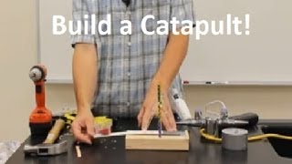 homemade catapult [upl. by Ibot]