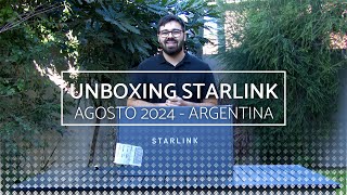 Unboxing Starlink de Frávega  Argentina Agosto 2024 [upl. by Ephram885]