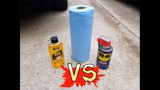 Goo Gone Vs WD40 Adhesive Remover [upl. by Harshman]