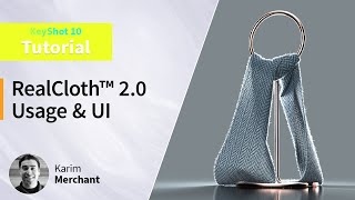 KeyShot Tutorial  RealCloth™ 20 Usage amp UI [upl. by Behlau]