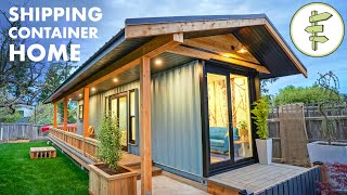 40ft Shipping Container Converted into Amazing Tiny House  Full Tour [upl. by Labotsirc705]