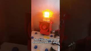 The IP66 waterproof alarm is used on shipssecurity alarmsystem alarm emergencysiren siren [upl. by Purvis]