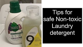 Tips For Safe Nontoxic Laundry Detergentplant based Laundry Detergentglobal video community [upl. by Moersch]